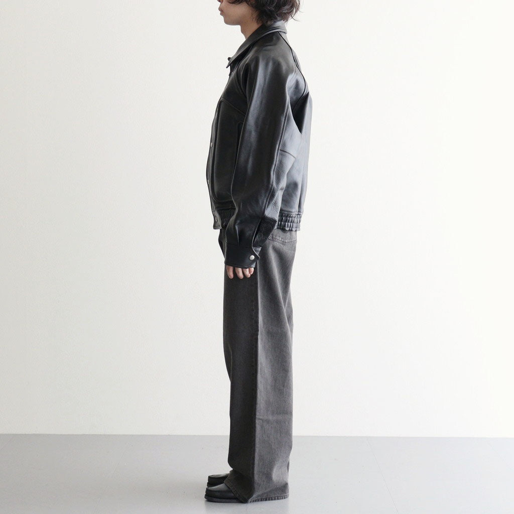SHRINK BOMBER JACKET #BLACK SHRINK [26440701]