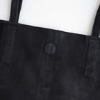 3WAY MEDIUM TOTE - OIL SUEDE #CHARCOAL [ML -1]