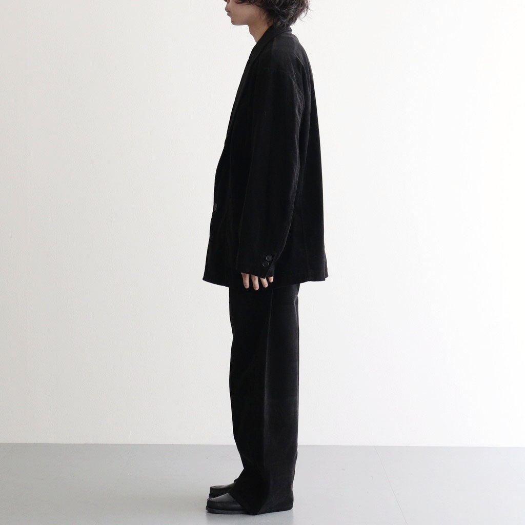 VINTAGE CORDUROY SINGLE BREASTED JACKET #BLACK [ST.1580]