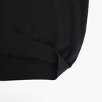 PURE CASHMERE KNIT V NECK LS #BLACK [ST.1629]