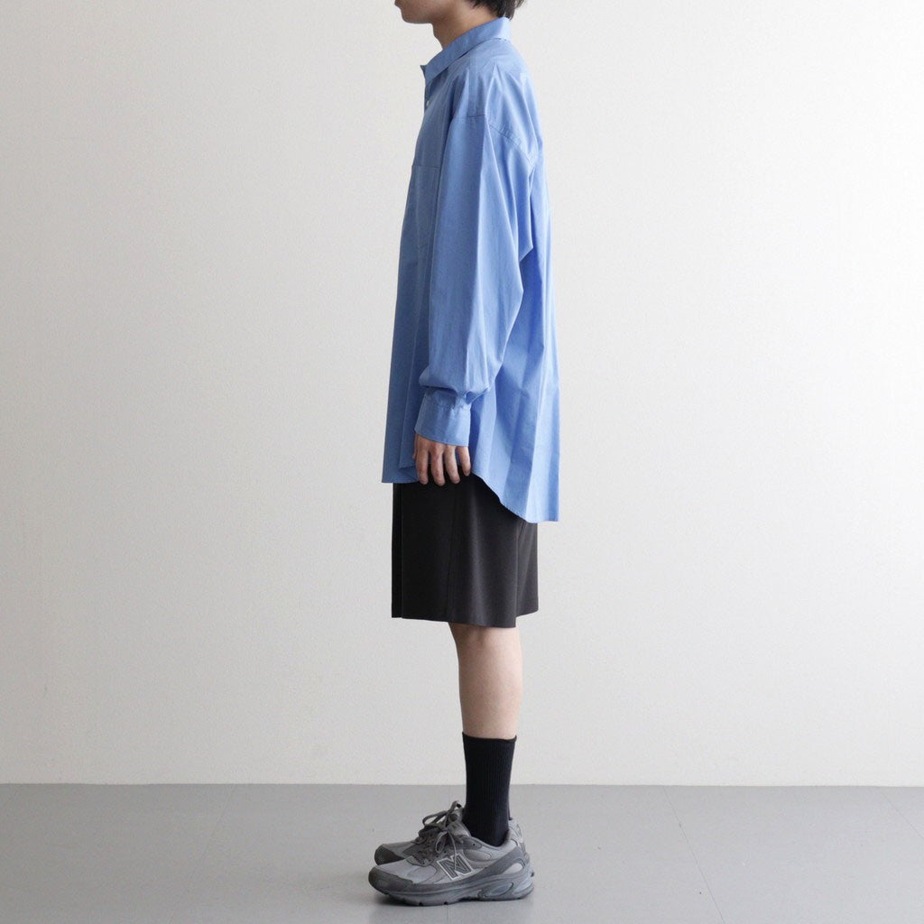 Wool Washer Tropical 2Pleated Easy Shorts #CARBON [YK26SS01174P]