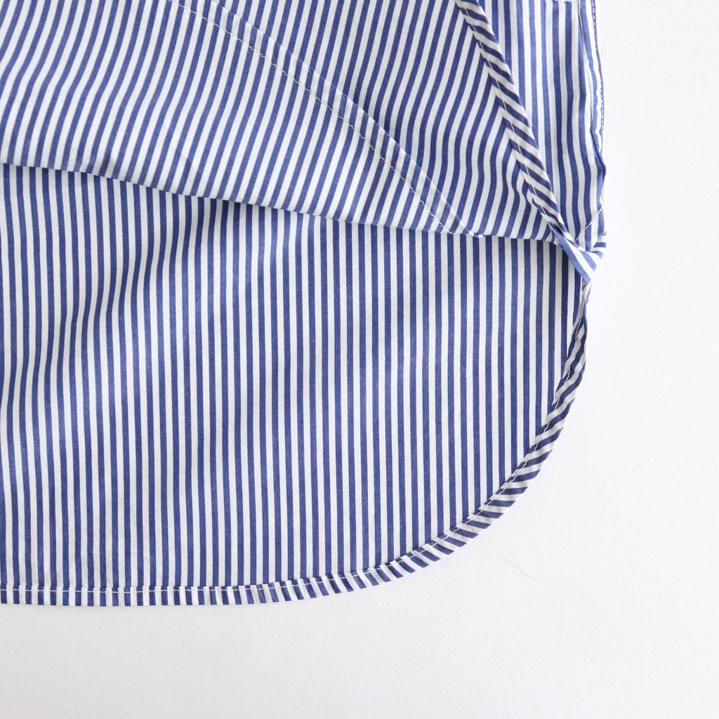 CORPORATE UNIFORM S/S SHIRT #BLUE STRIPE [FSC252-50009B]