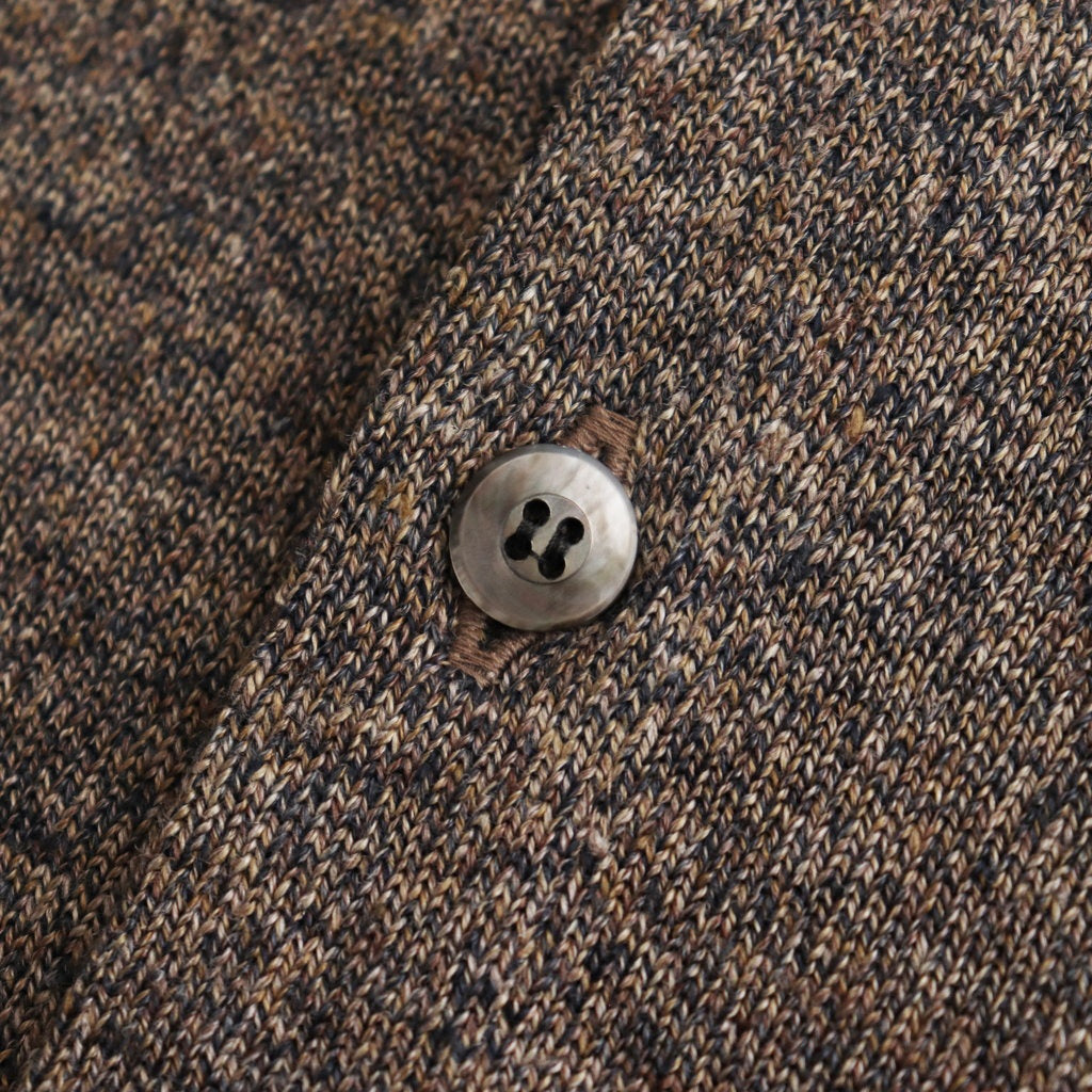 Linen S/S Shirt #Brown [2501-014]