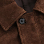 GOAT SUEDE ZIP JACKET #BROWN [ST.1551]