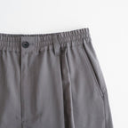 Wool Washer Tropical 2Pleated Easy Shorts #GRAY [YK26SS01174P]