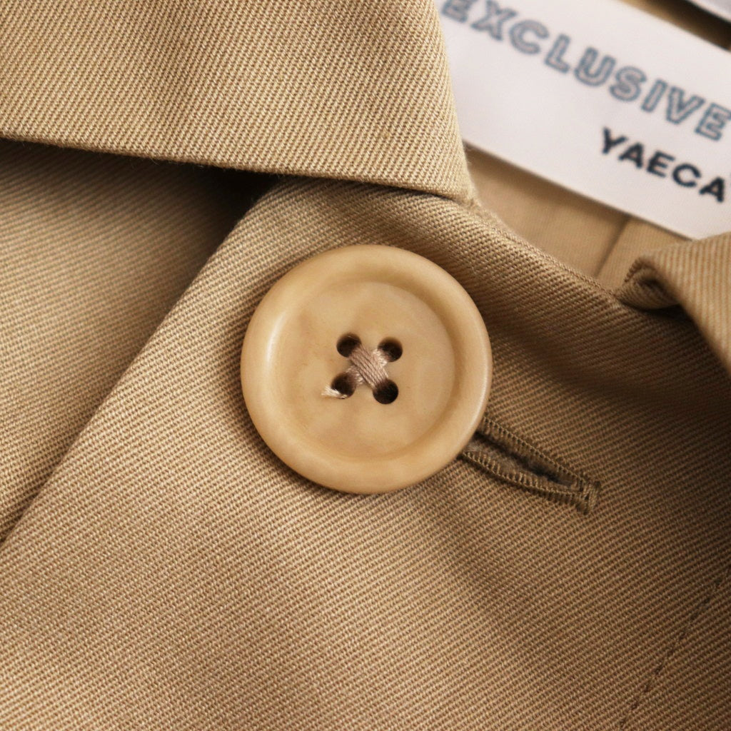 SOUTIEN COLLAR COAT LONG #khaki [64554]