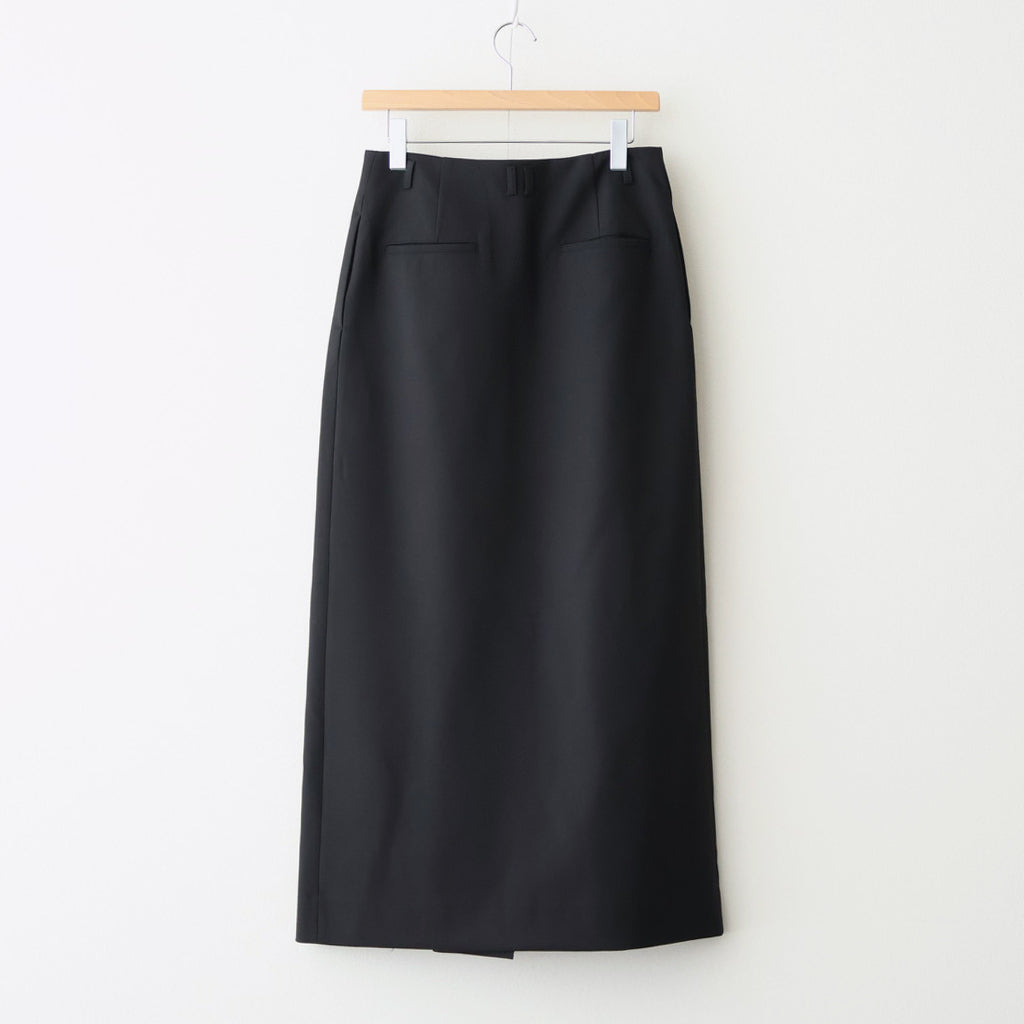 Twill Wrap Skirt #BLK [12520802]