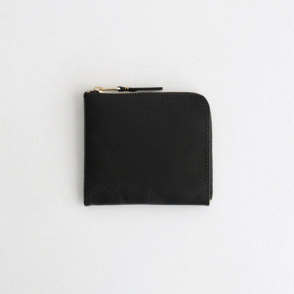 L-shaped ZIP wallet - CLASSIC LEATHER LINE #BLACK [8Z-D003-051]