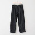 SILK NEP DENIM 5P WIDE PANTS #BLACK [A26SP01SD]