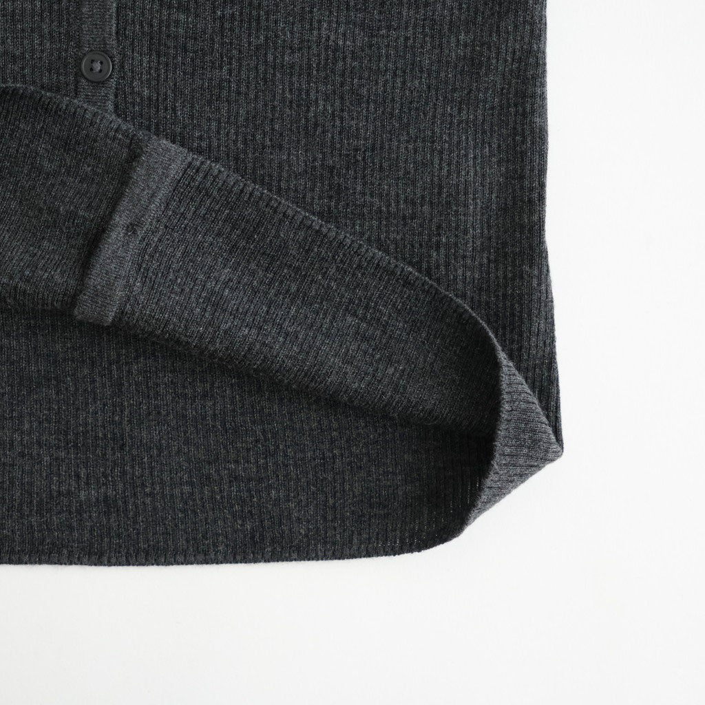 Silkwool Knit Cardigan #C/GRY [12620501]
