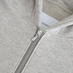 COTTON CASHMERE SWEAT ZIP HOODY #GREY [ST.1469]