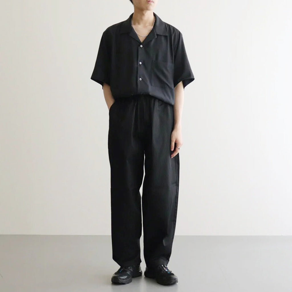 CORPORATE EASY PANTS #BLACK STRIPE [FSC253-40227B]