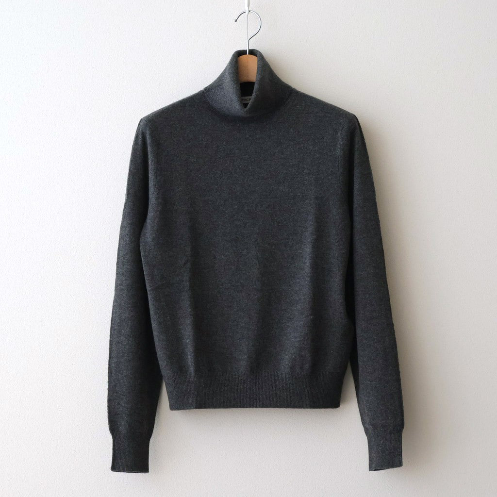 12G Turtle Neck #CHARCOAL [I25AW-IBC65]