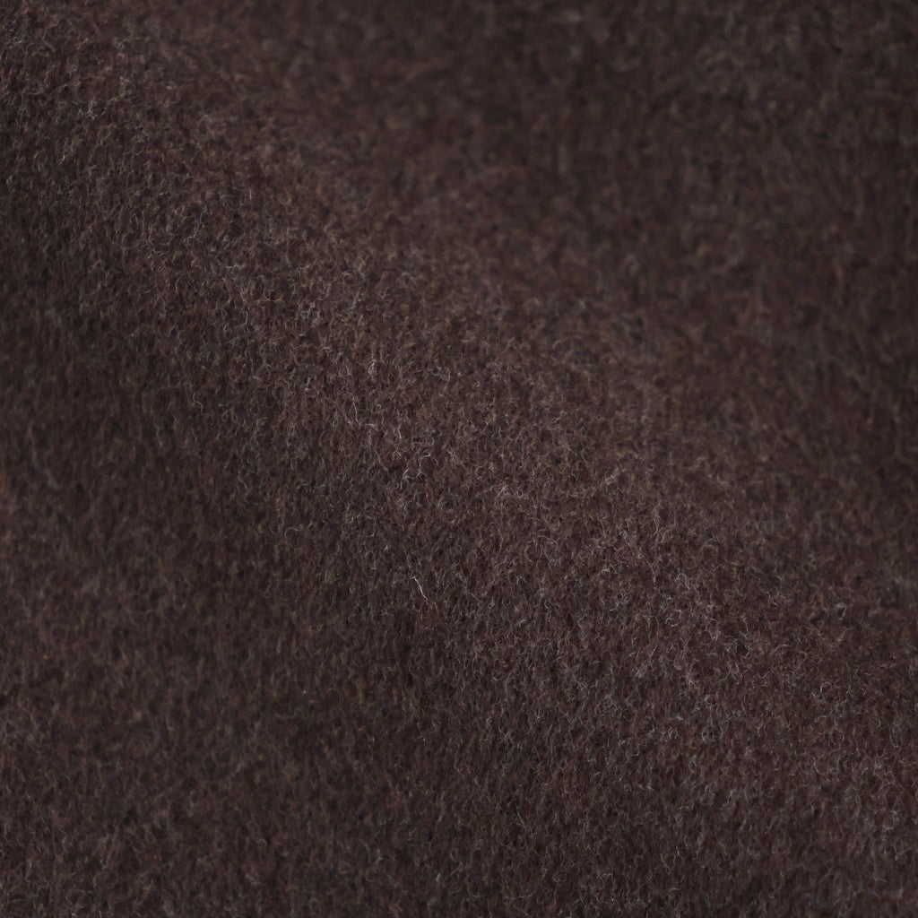 SUPER FINE WOOL MOSSER SOUTIEN COLLAR COAT #TOP BROWN [A26AC01WM]