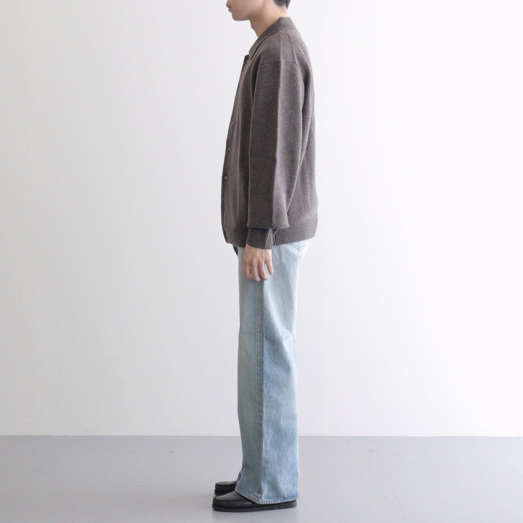 Scape Polo Wool Cardigan #Mole [AOEFKN011]