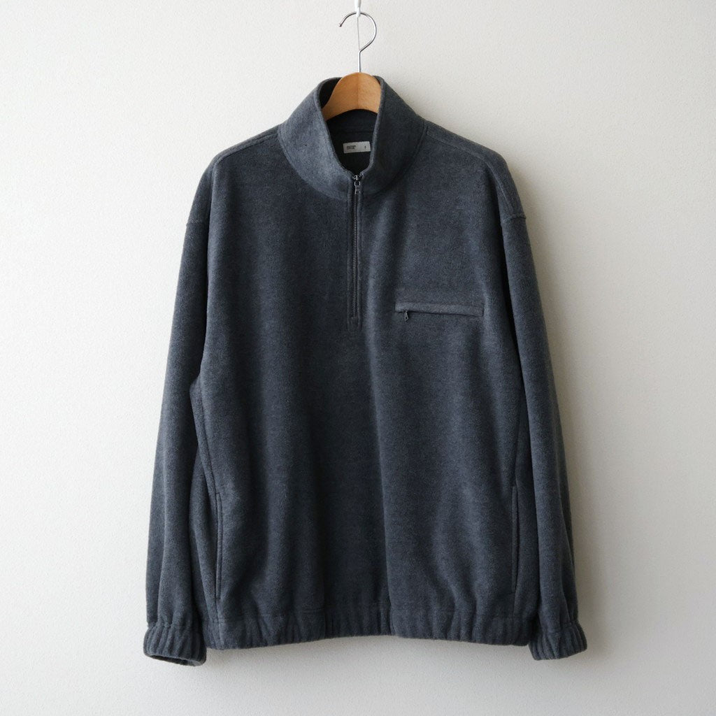 Tourist Fine Fleece Half Zip-up #HEATHER GRAY [AOFWTS003]