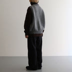 L-G Zip-up Vest #Gray [2403-020]