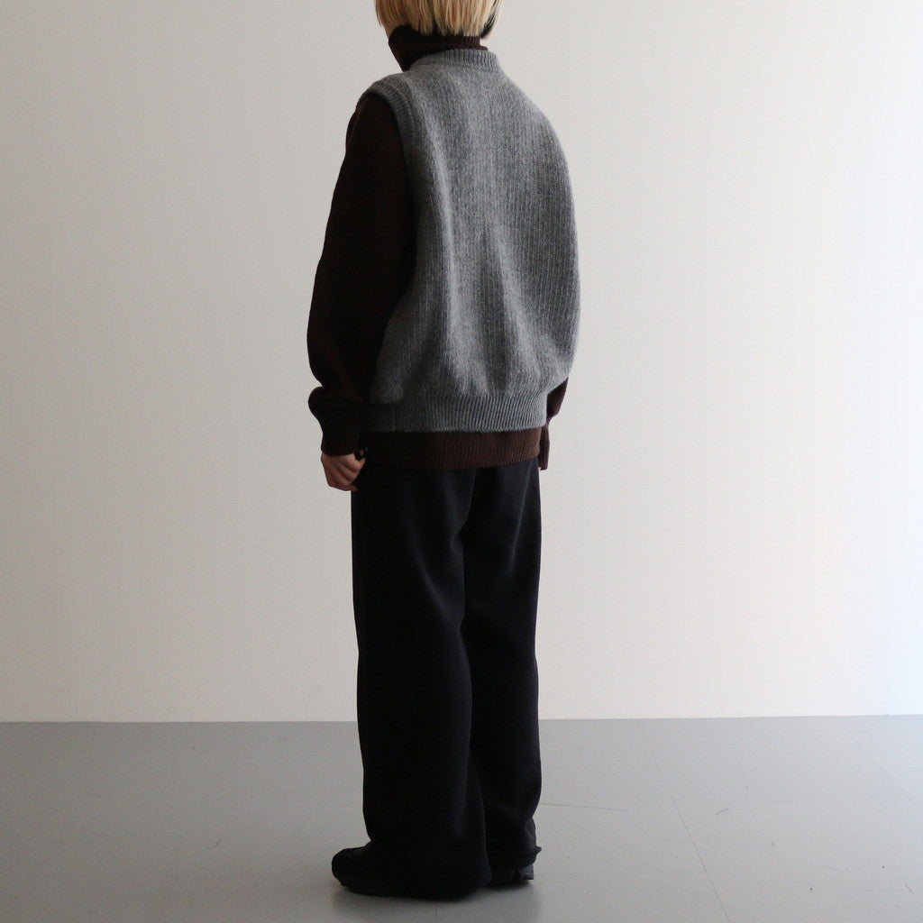 L-G Zip-up Vest #Gray [2403-020]