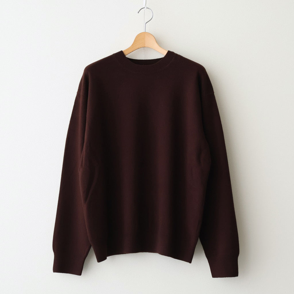 Fine Gauge Crewneck Sweater #BROWN [YK25FW01127S]