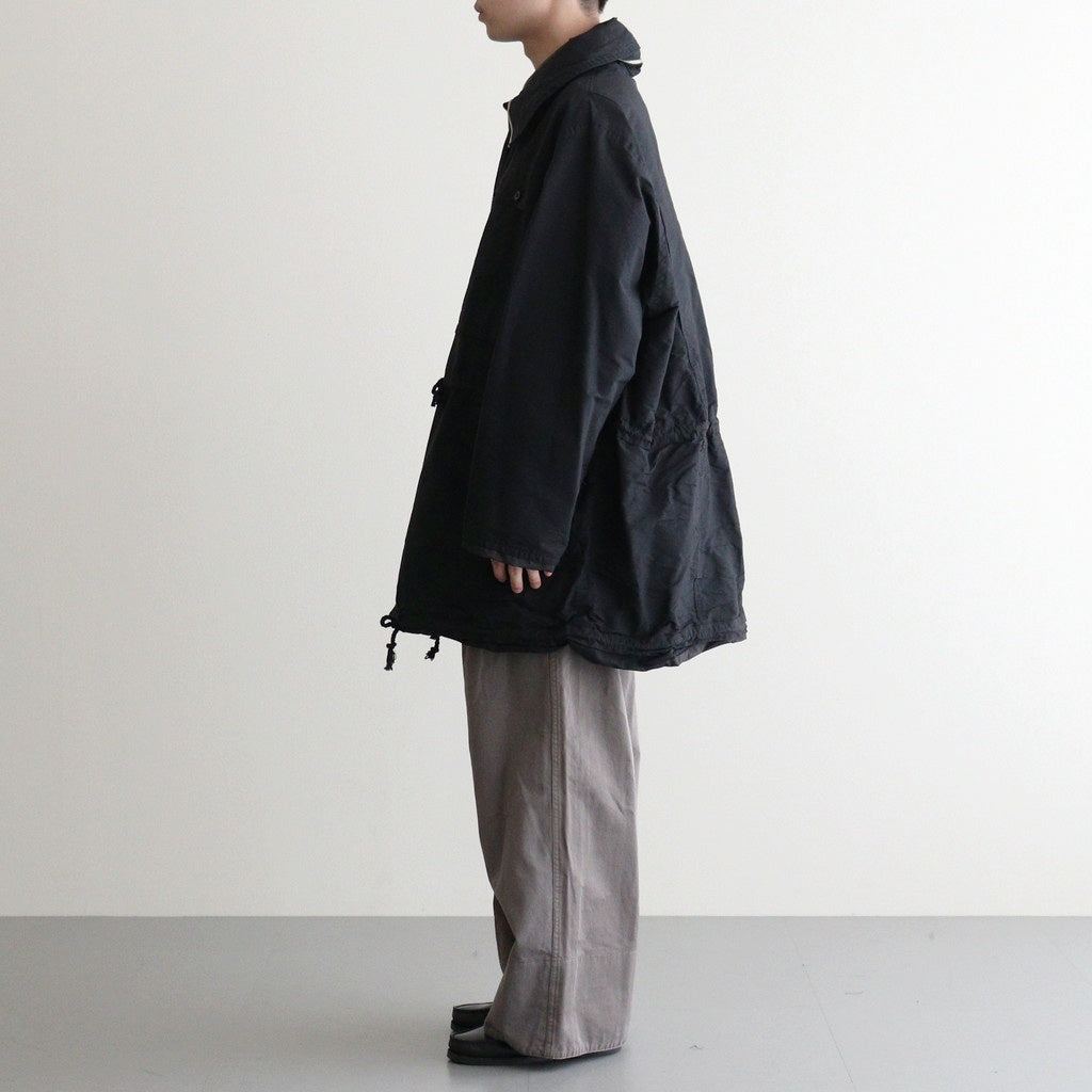 KATHARINE HAMNETT Recycle Polyester Half Coat #BLACK [YK25FW01128C-KH]