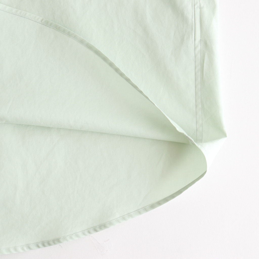 WASHED FINX TWILL BIG SHIRT #LIGHT KHAKI [A25AS02TN]