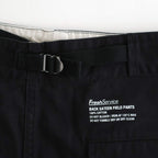 BACK SATEEN FIELD PANTS #BLACK [FSC253-40145]