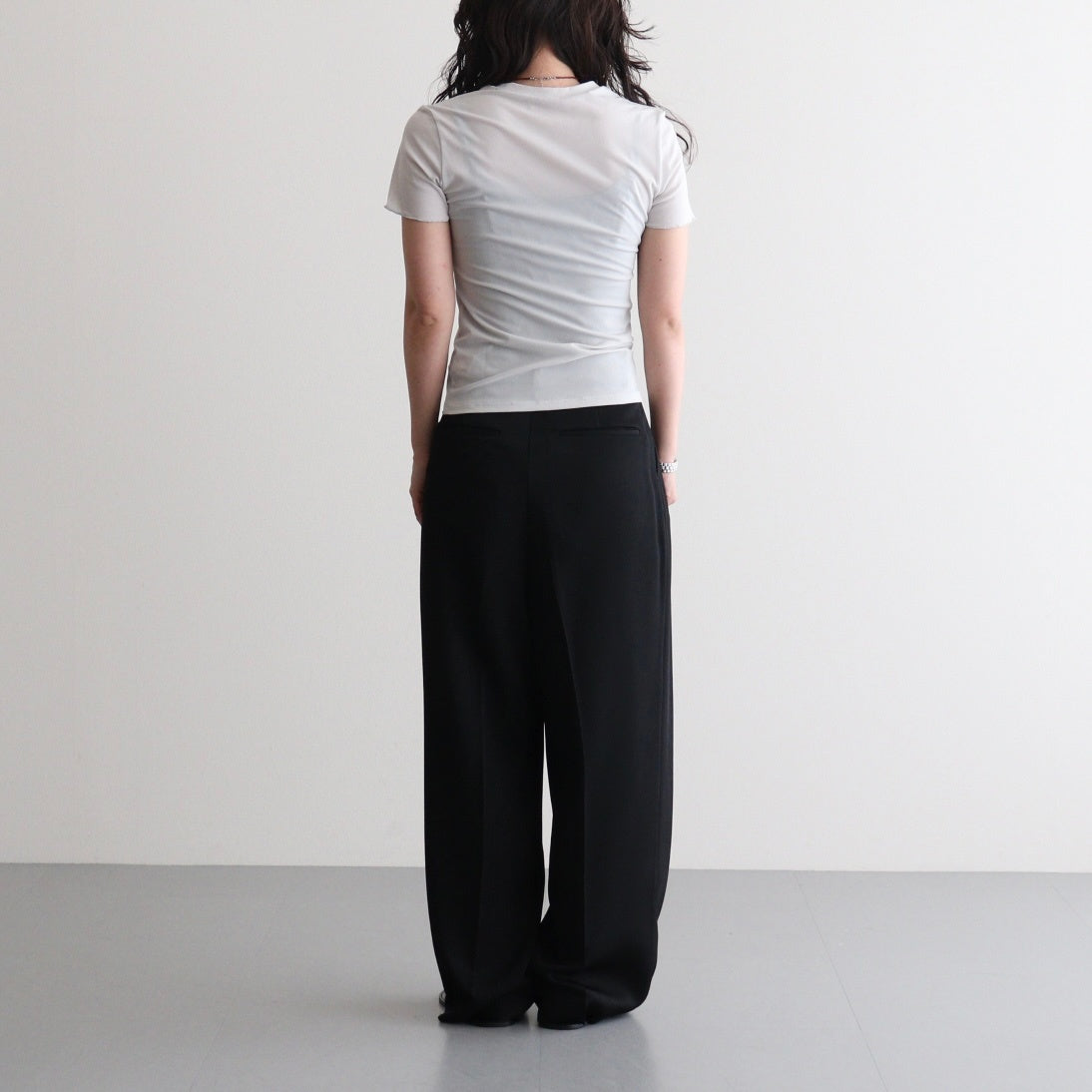 女性モデル(ニシ):158cm　着用サイズ:F