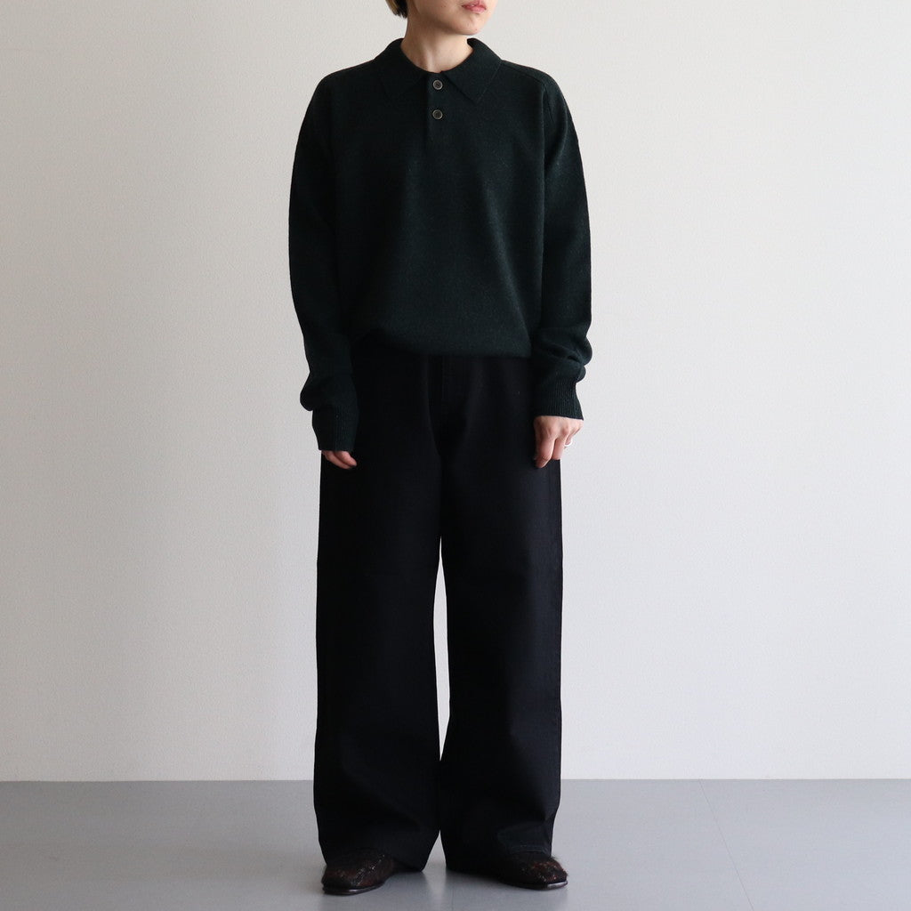 M-G Knit Polo #D.Green [2403-012]