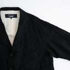 ウールサージ 製品縮絨ジャケット #BLACK [HR-J105-051]