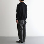 Scape Knit Polo Cardigan #Black [AODFKN305]