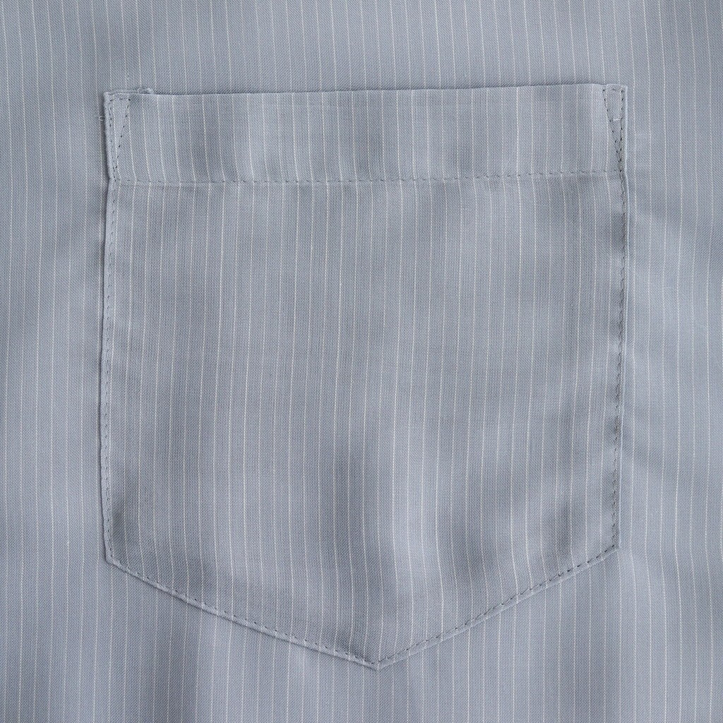 SHEER STRIPE SHIRTS LOOSE FIT #BLUE STRIPE [2541000507]