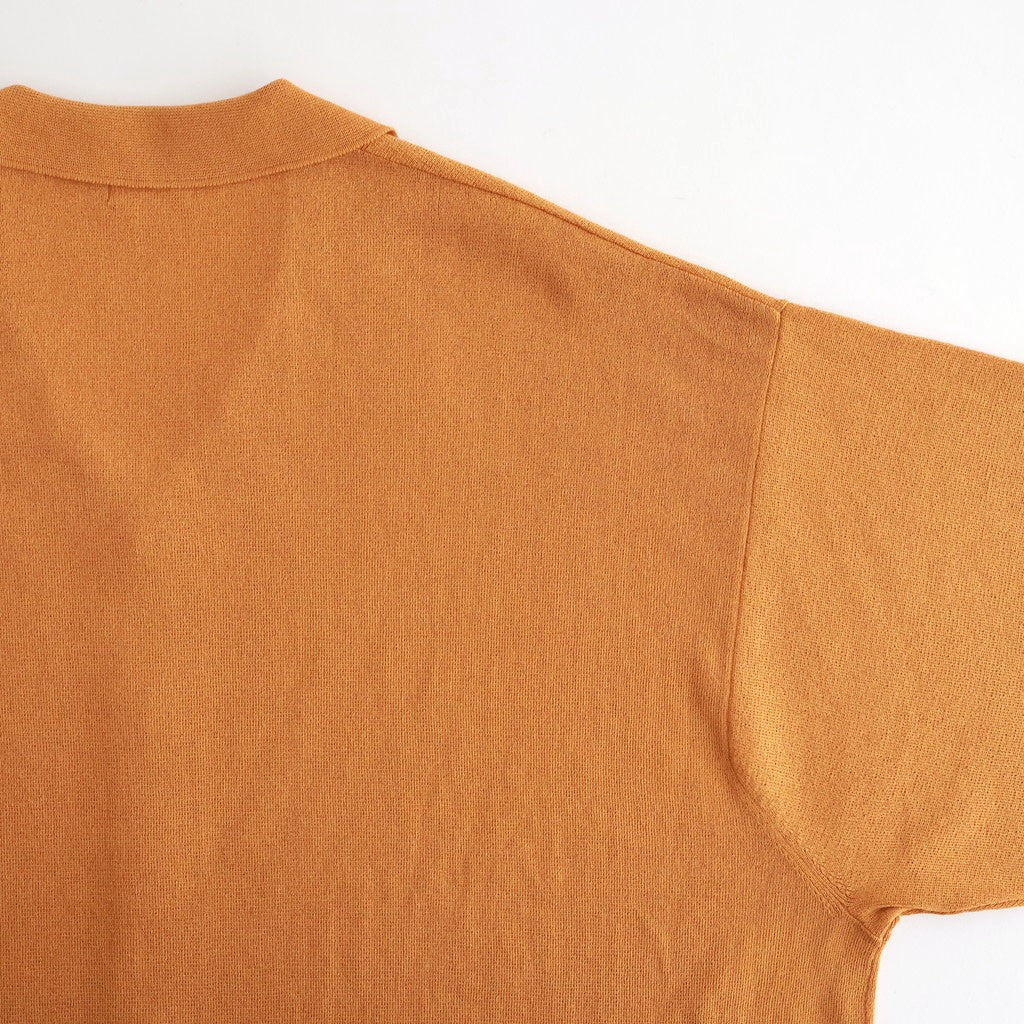 Washi Open Collar S/S Shirt #YELLOW [2601-017]