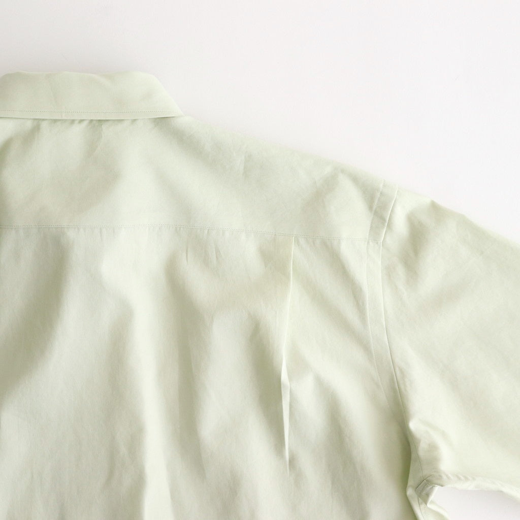 WASHED FINX TWILL SHIRT #LIGHT GREEN [A25SS04TN]