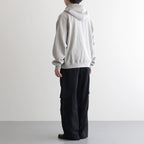 COTTON CASHMERE SWEAT ZIP HOODY #GREY [ST.1469]
