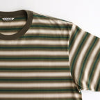 GRADIENT STRIPE JERSEY L/S TEE #FADE BROWN STRIPE [A25AP01GJ]
