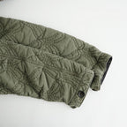 QUILTING FISHTAIL COAT #KHAKI [26330104]