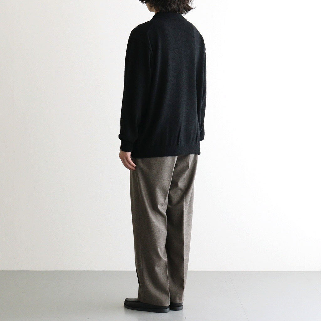 MERINO COLLEGE FLANNEL STANDARD PANTS #MOCHA [PRAGLW0900]