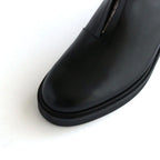 FRONT-ZIP BOOTS #BLACK [BSS2234005]