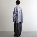 CORPORATE UNIFORM L/S SHIRT #BLUE STRIPE [FSC244-50105B]