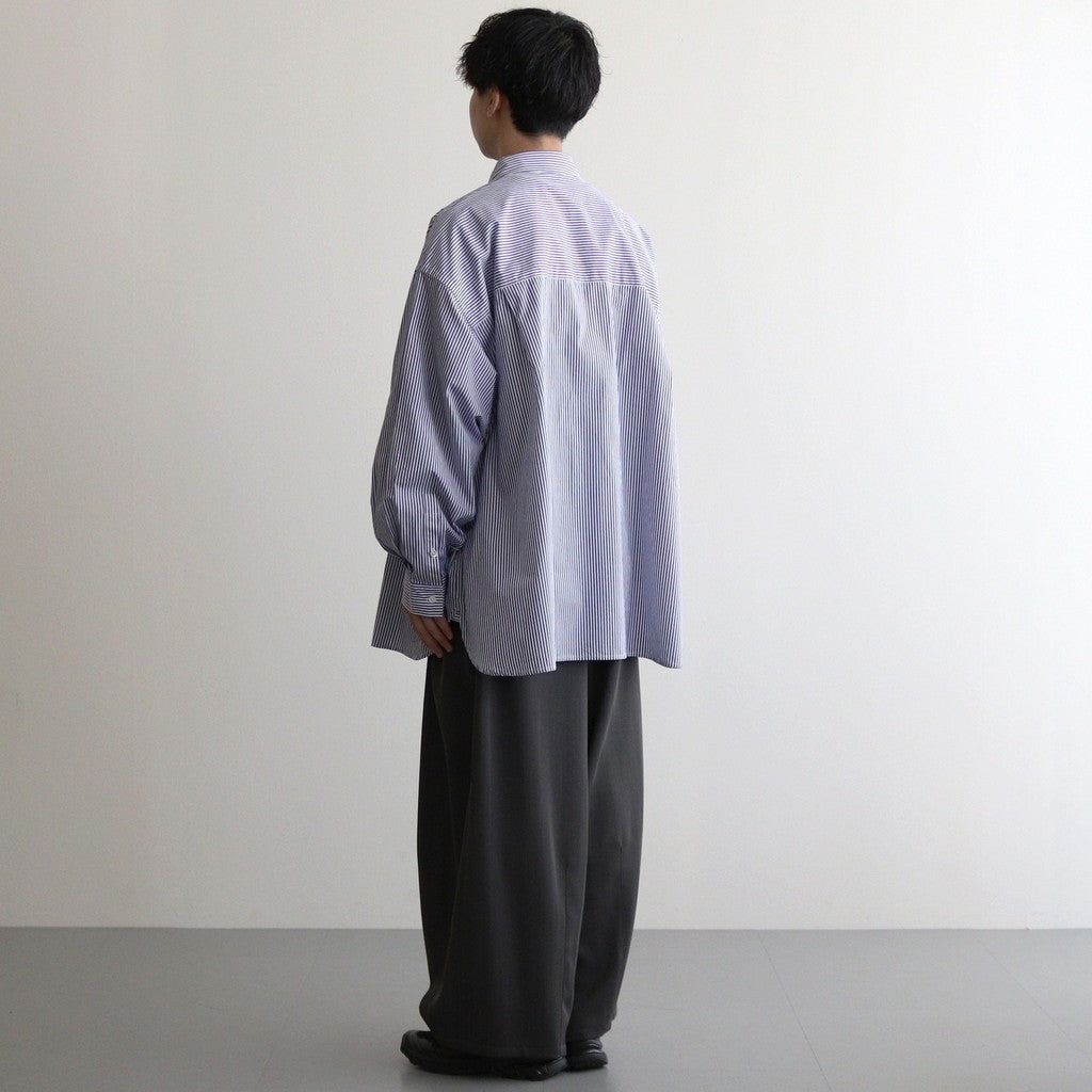 CORPORATE UNIFORM L/S SHIRT #BLUE STRIPE [FSC244-50105B]