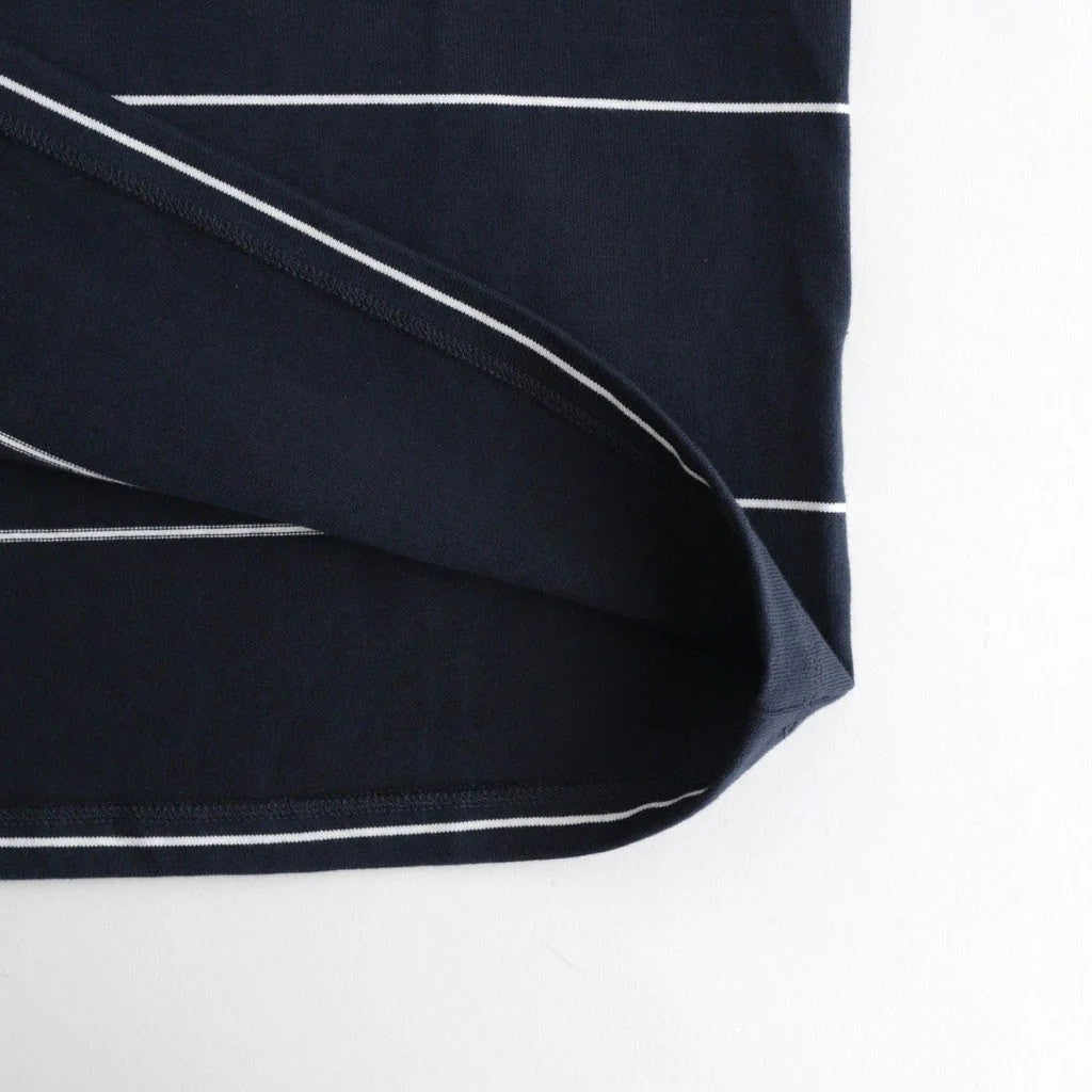 PIN BORDER L/S TEE #NAVY×WHITE [FSC263-70089]