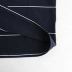 PIN BORDER L/S TEE #NAVY×WHITE [FSC263-70089]