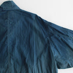 SPRAY PRINTED NYLON SNOWPARKA #OCEAN BLUE [YK23SS0462C]