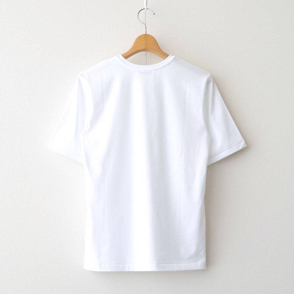 SUVIN 60/2 PERFECT SHORT-SLEEVE T-SHIRT #WHITE [KKAGLM0013]