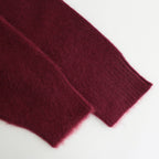 MOHAIR CARDIGAN #BURGUNDY [H2302-K012]