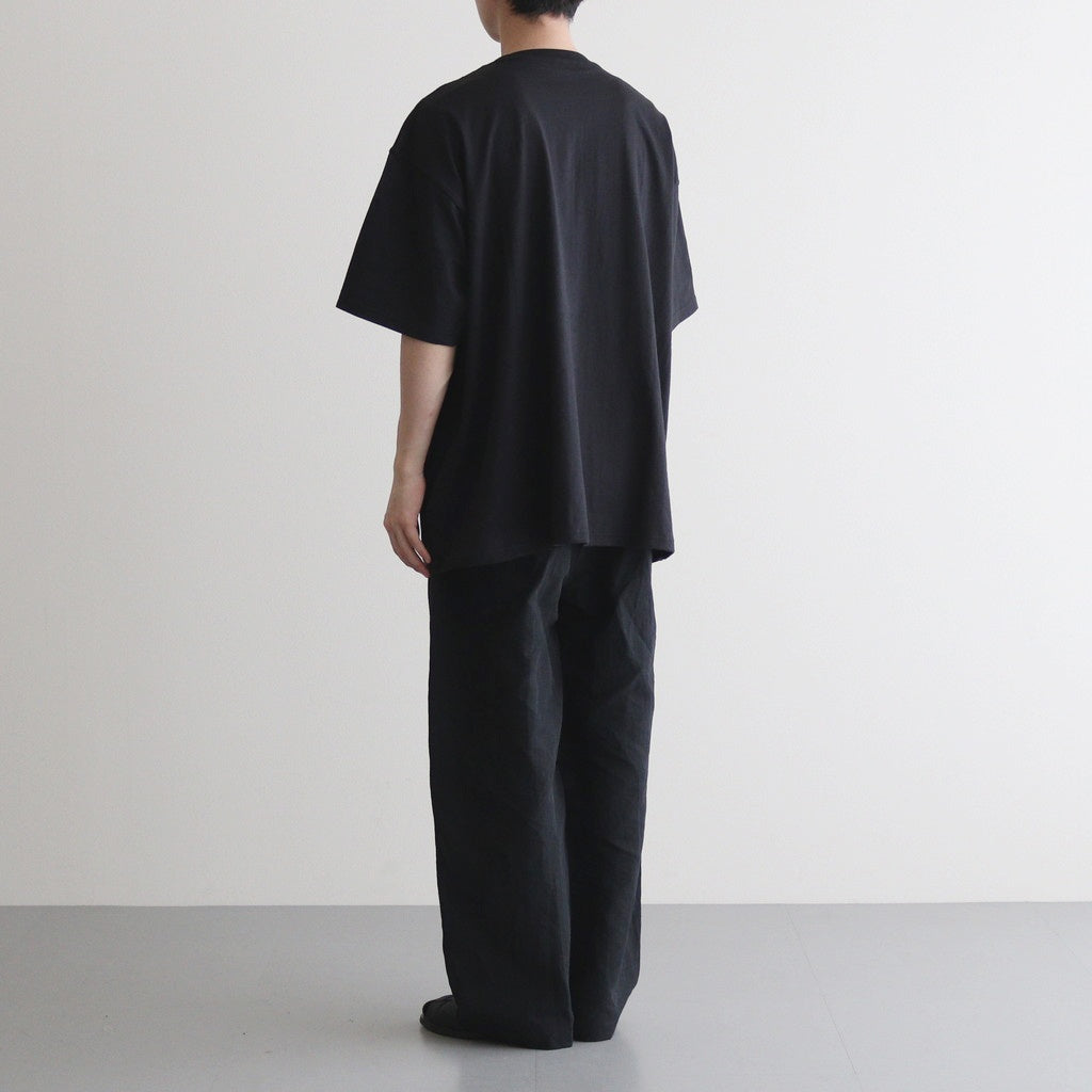 S/S Oversized Pocket Tee #BLACK [GU241-70106B]