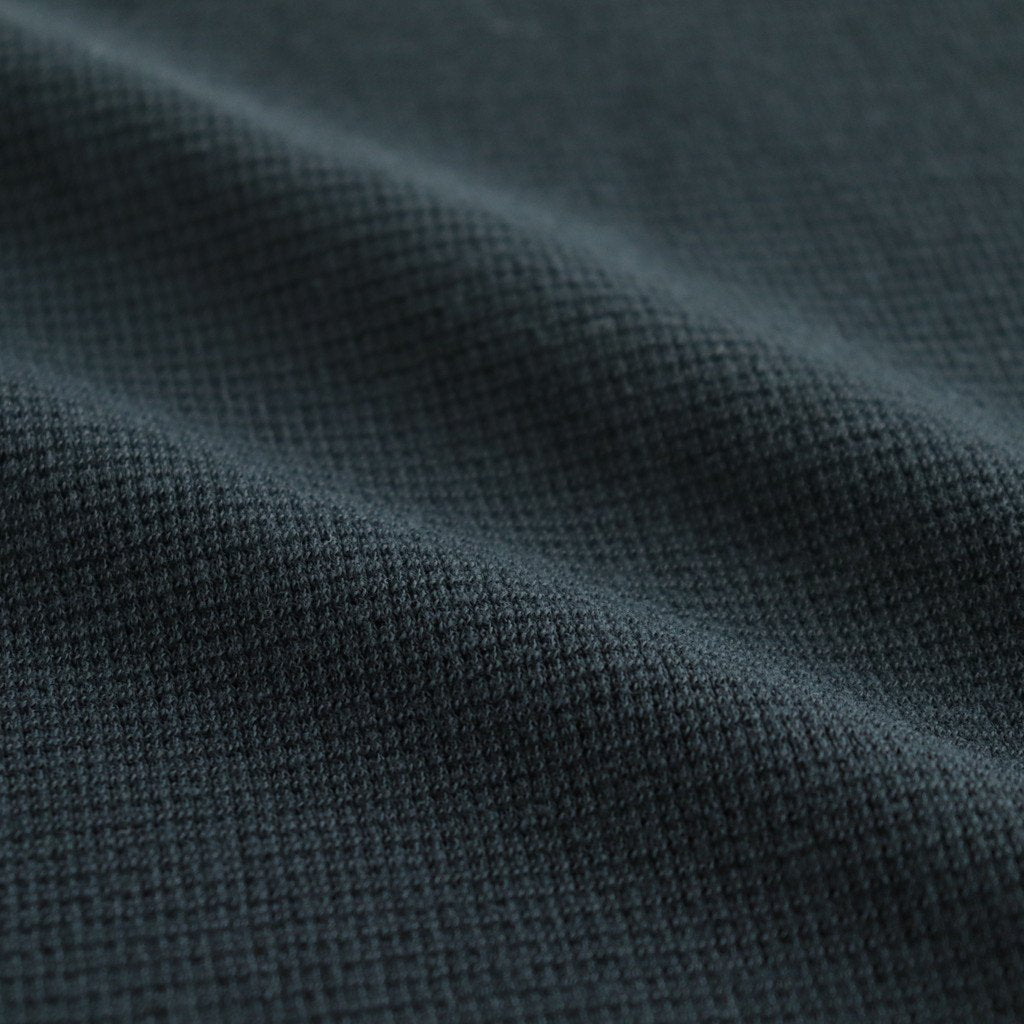 FSSOT | 製品染 30/-スパンポリエステルワッフル クルーネックオーバーサイズプルオーバー #DARK GREY [GE_FR1203TF]