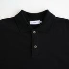 AZUMA Terry Pullover Polo Sweat #BLACK [GU263-70251B]