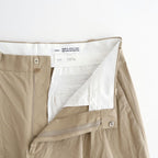 Chino Trousers - Two Tuck Straight #KHAKI [11061601]