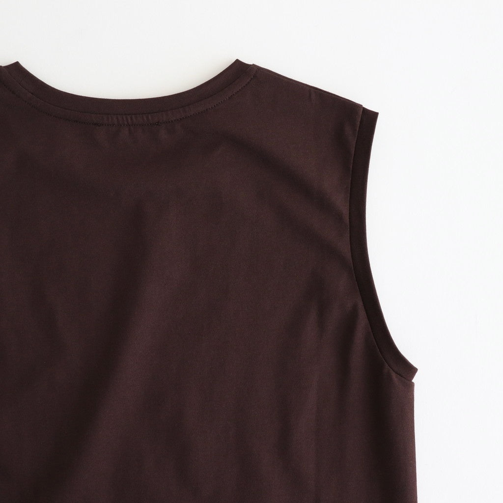 SUVIN 60/2 TANK TOP #BURGUNDY [KKAGGM0014]